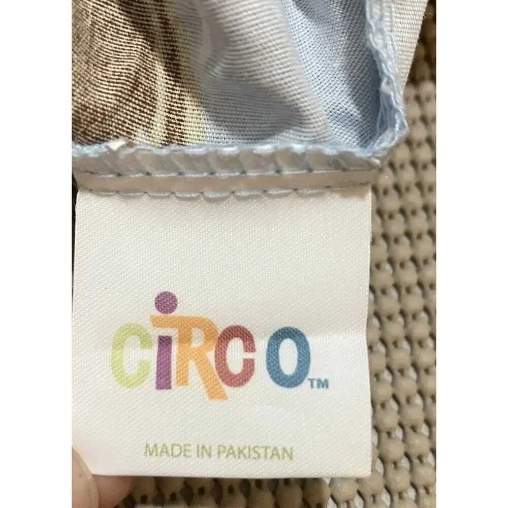 Circo Twin Sheet Set Full Fitted Pillowcase Sham Blue Sports Theme Kids Room